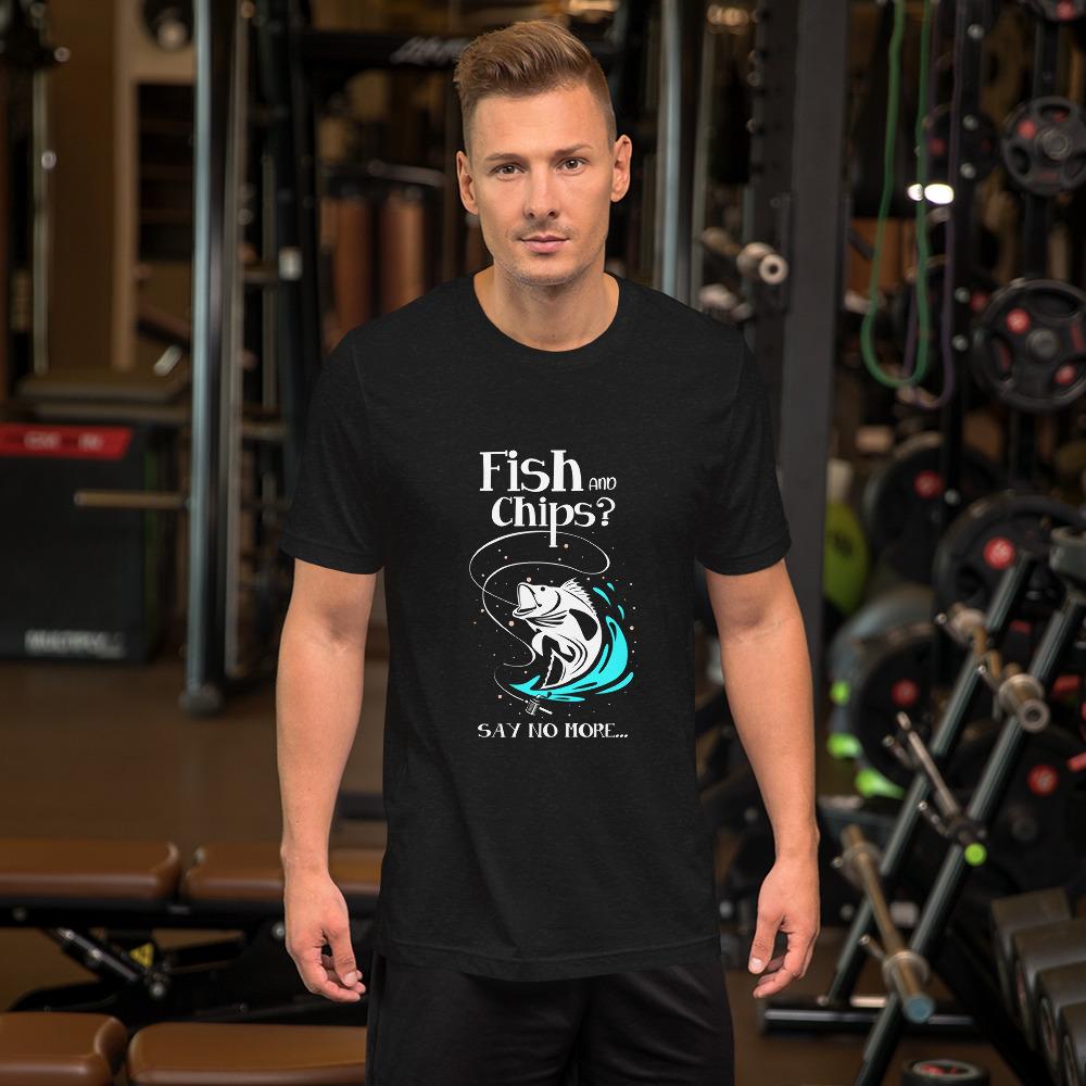 Fishy Chips Unisex T-Shirt - Outdoors Thrill