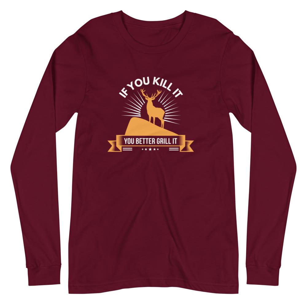 Grill It Unisex Long Sleeve Tee - Outdoors Thrill