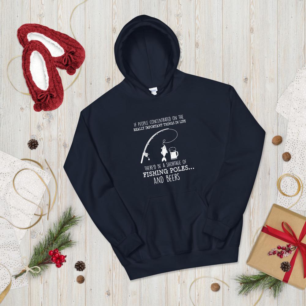 Important Fishing Unisex Hoodie - Outdoors Thrill
