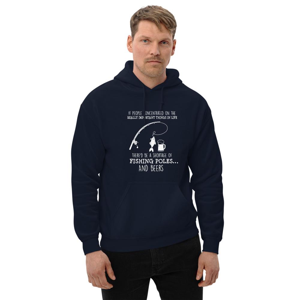 Important Fishing Unisex Hoodie - Outdoors Thrill