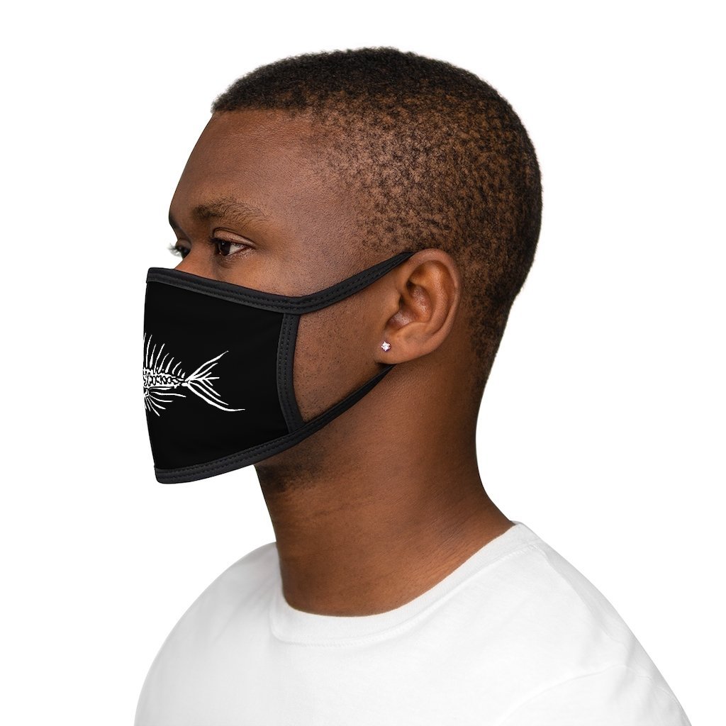 Mixed-Fabric Fish Bone Face Mask - Outdoors Thrill