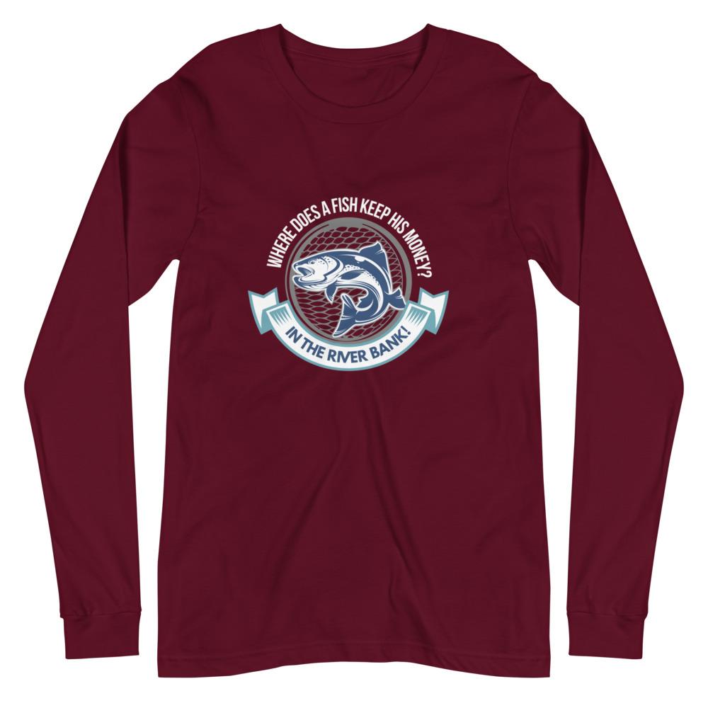 River Bank Unisex Long Sleeve Tee - Outdoors Thrill