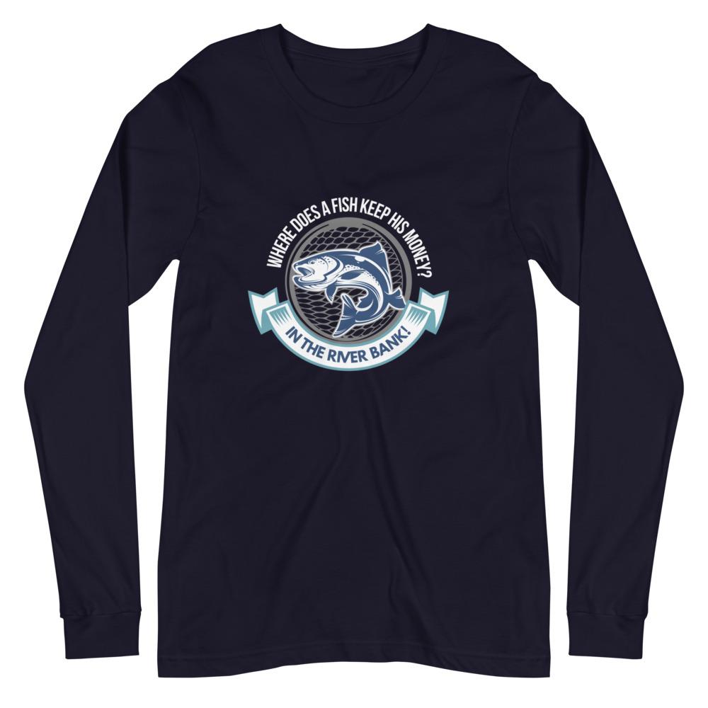 River Bank Unisex Long Sleeve Tee - Outdoors Thrill