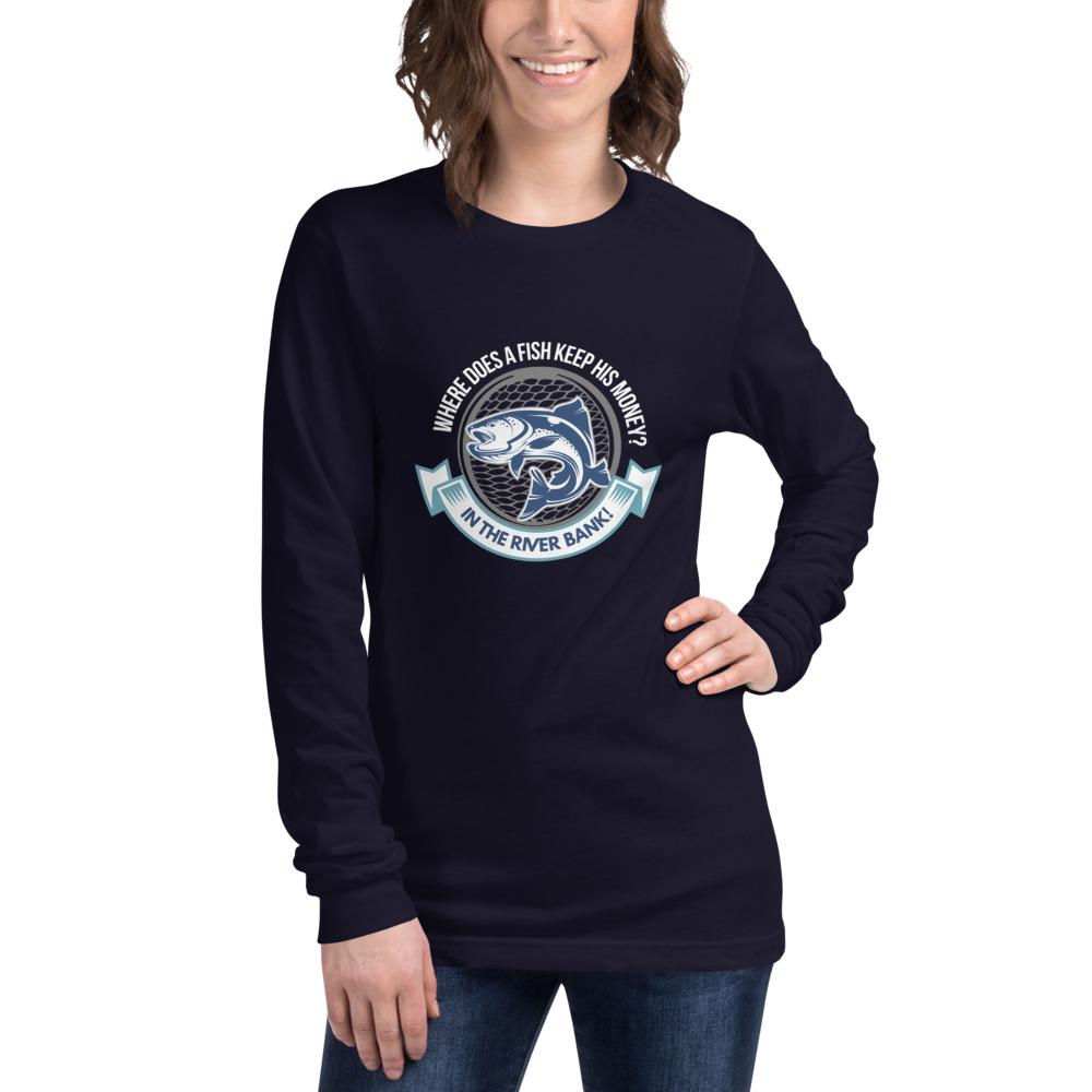 River Bank Unisex Long Sleeve Tee - Outdoors Thrill