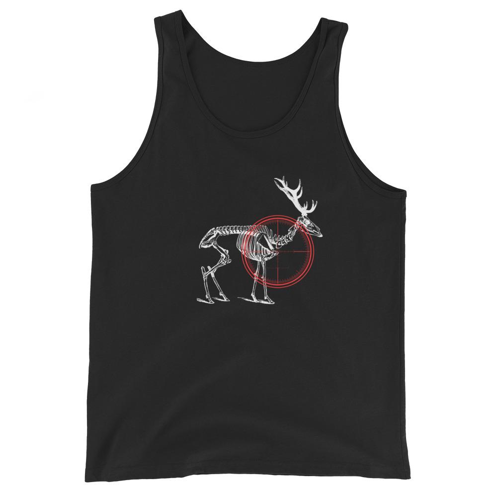 Skeleton Shot Unisex Tank Top - Outdoors Thrill