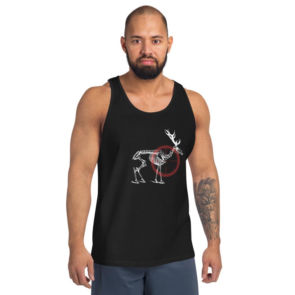 Skeleton Shot Unisex Tank Top - Outdoors Thrill