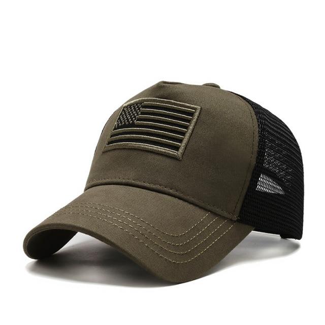 USA Flag mesh hat - Outdoors Thrill