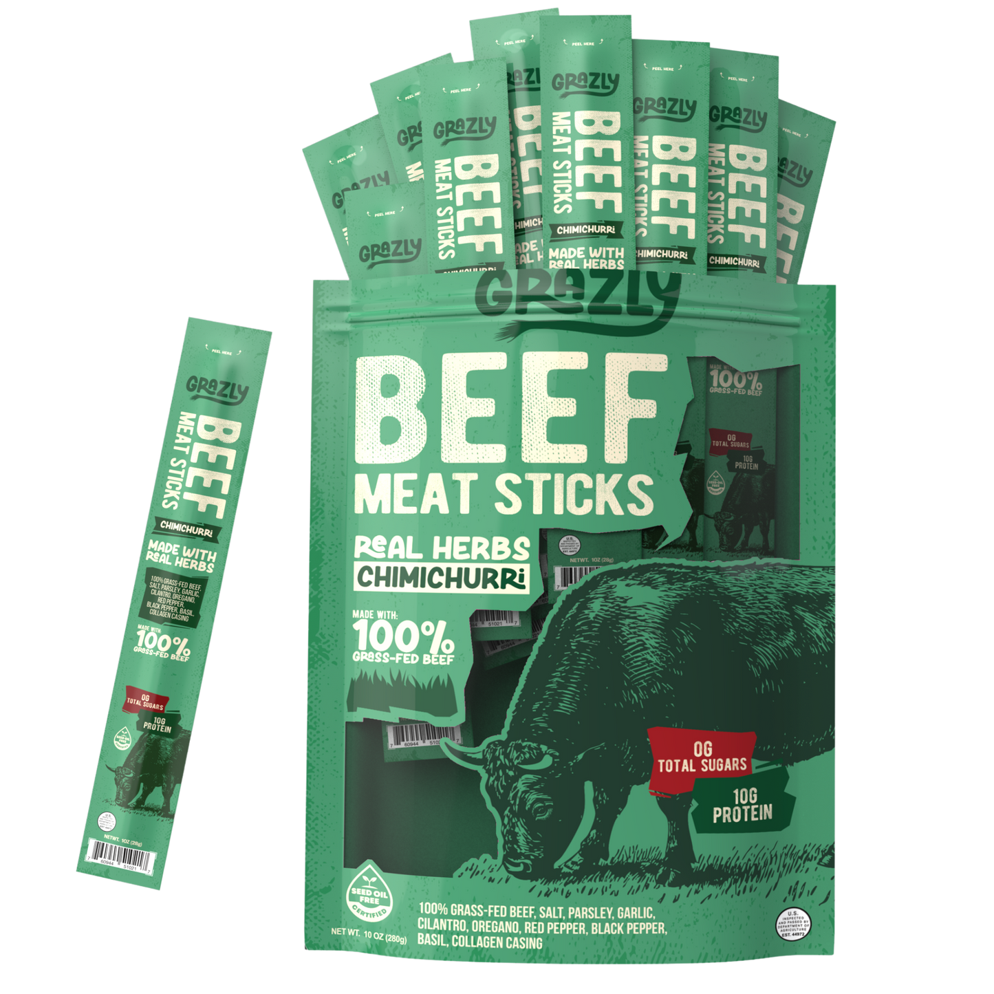 Chimichurri Beef Meat Sticks