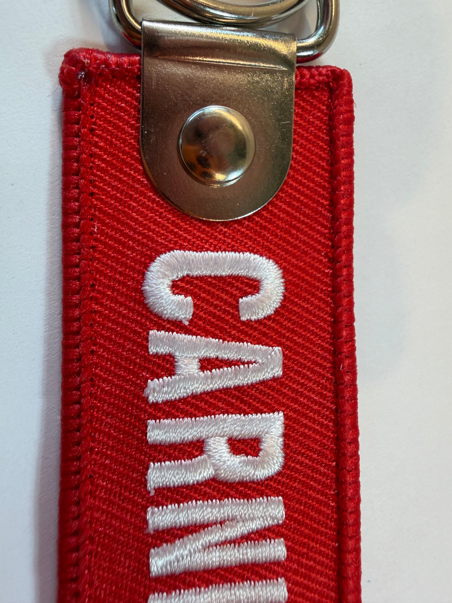 Embroidery Carnivore Crew Key Chain