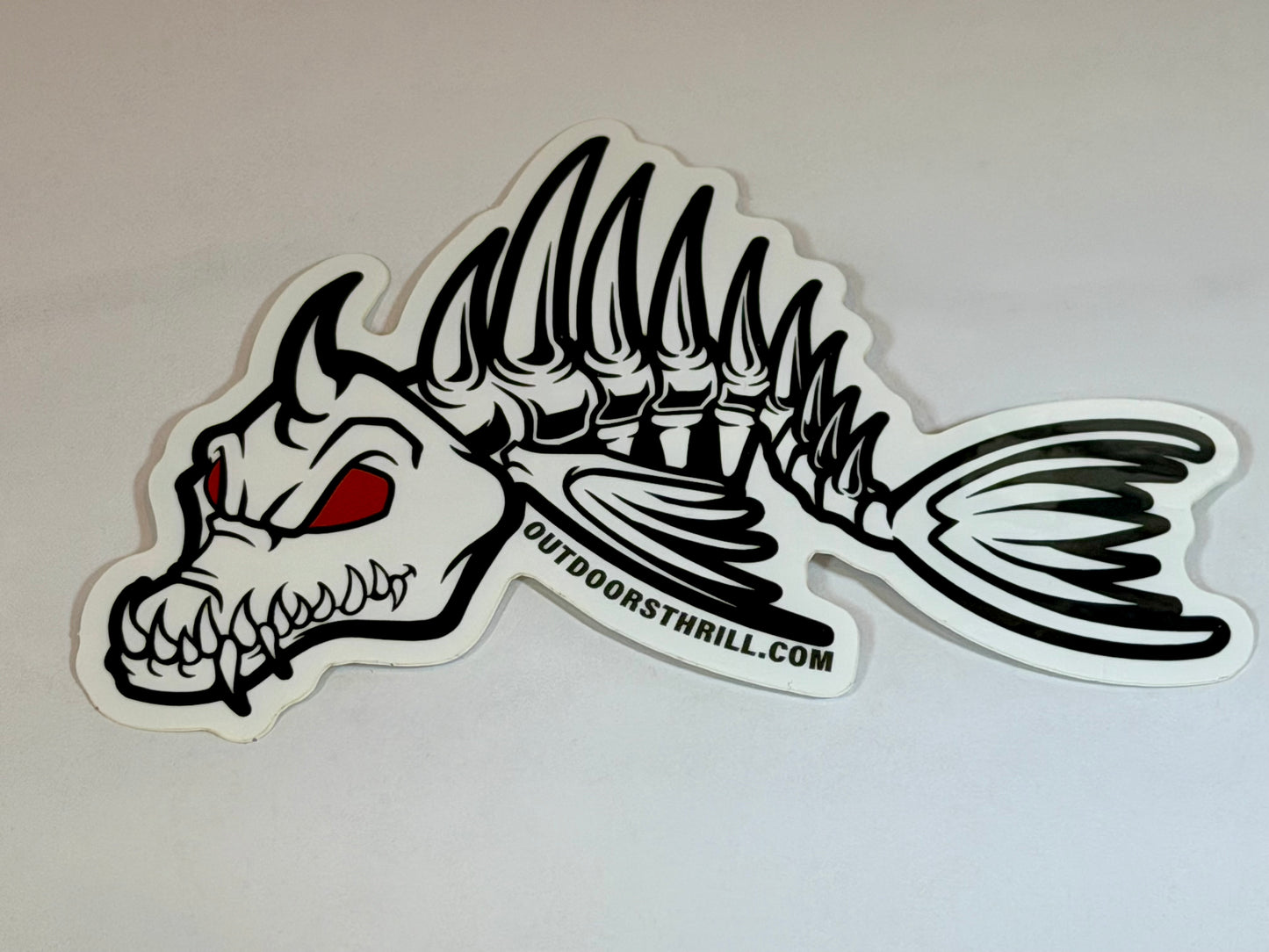 Dragon Fish Bone Sticker