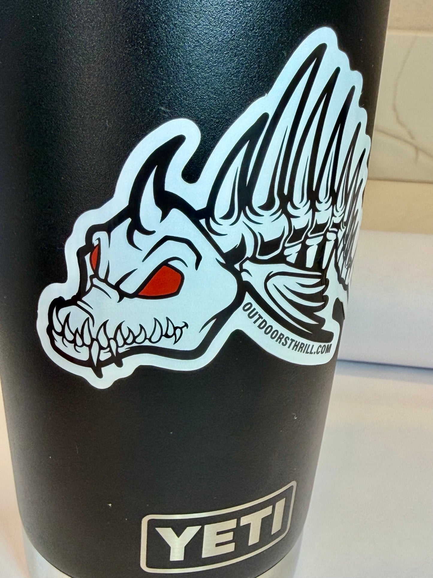 Dragon Fish Bone Sticker