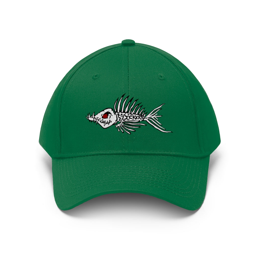 Fish Bone Unisex Twill Hat