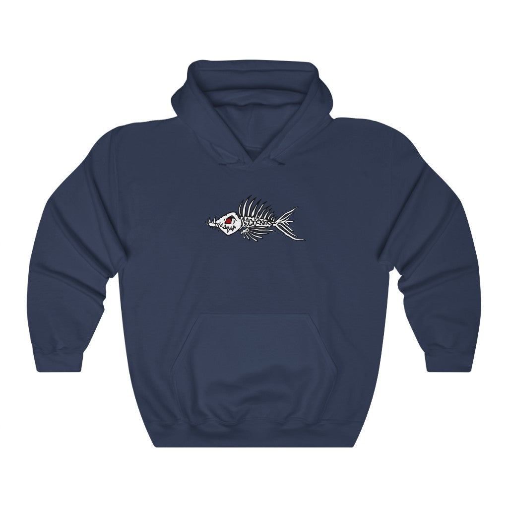 Fish Bone Unisex Heavy Blend™ Hooded Sweatshirt