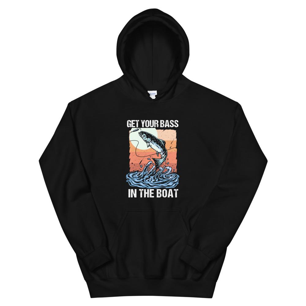 Bass Boat Unisex Hoodie - Outdoors Thrill