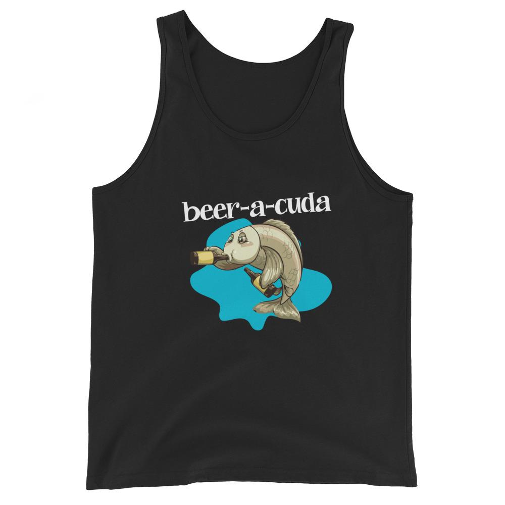 Beer-a-Cuda Unisex Tank Top - Outdoors Thrill