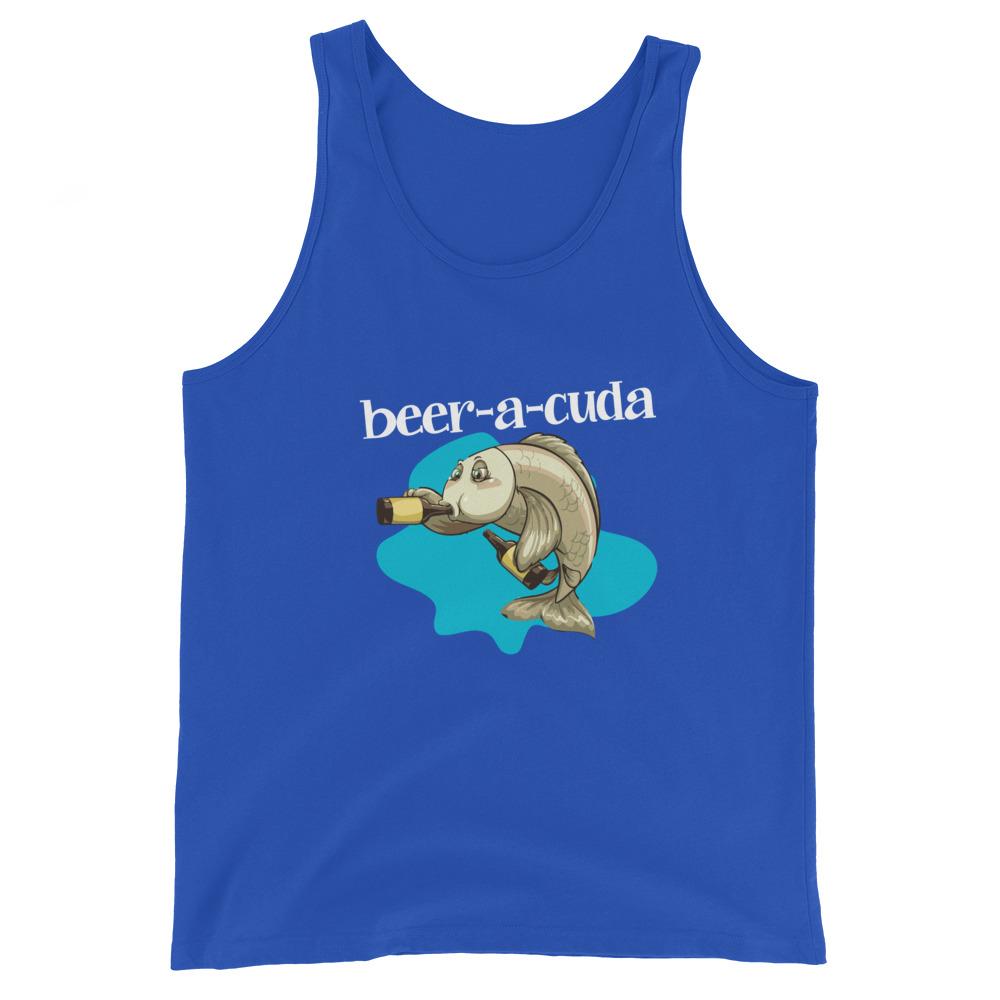 Beer-a-Cuda Unisex Tank Top - Outdoors Thrill
