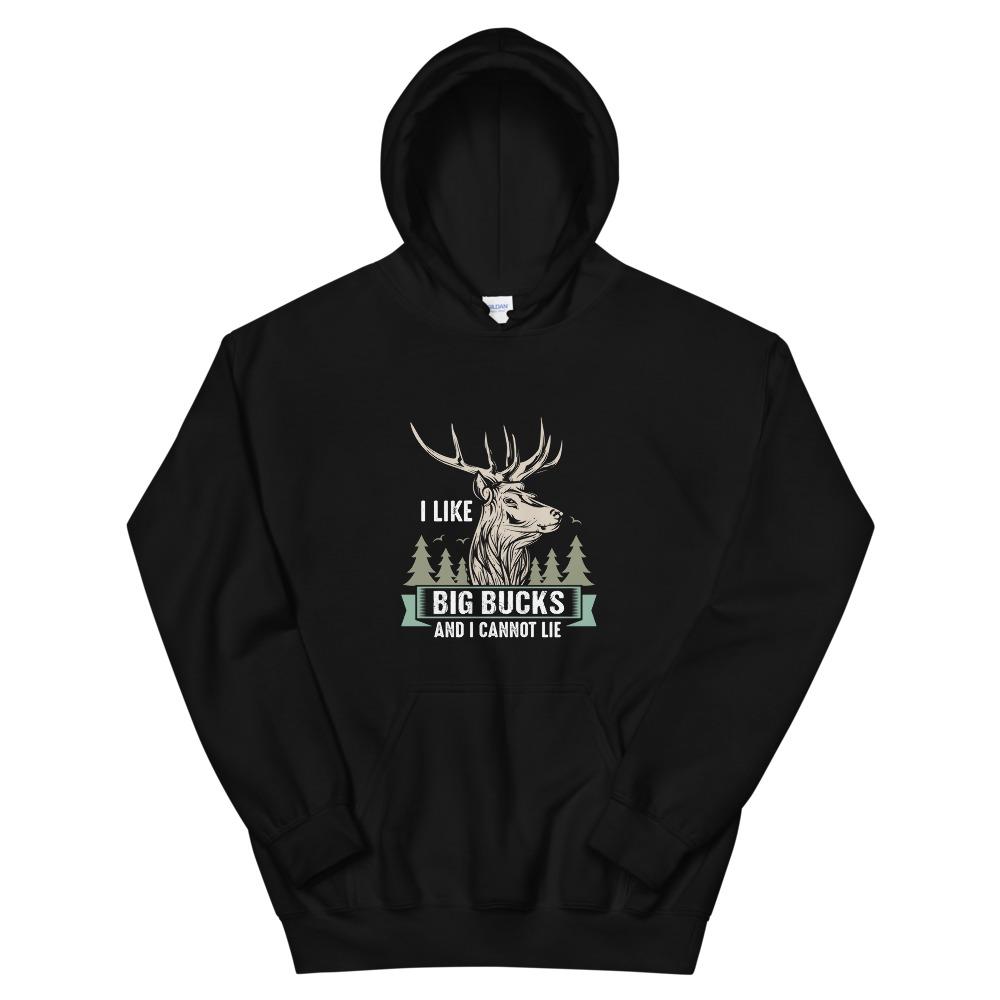 Big Bucks Unisex Hoodie - Outdoors Thrill
