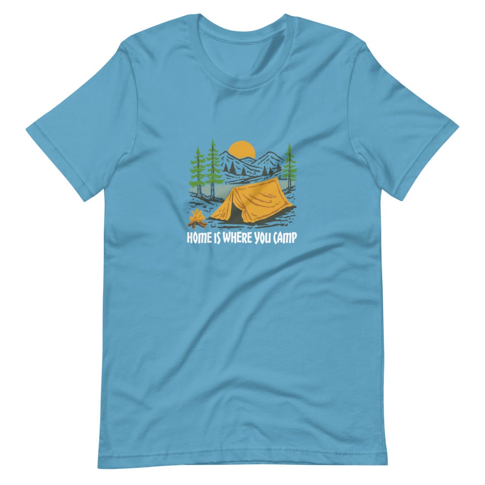 Camp Home Unisex T-Shirt - Outdoors Thrill
