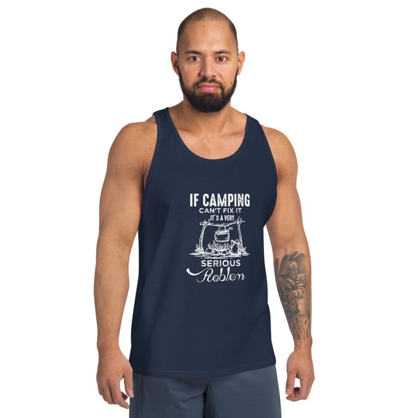 Camp Solver Unisex Tank Top - Outdoors Thrill