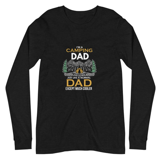 Camping Dad Unisex Long Sleeve Tee - Outdoors Thrill