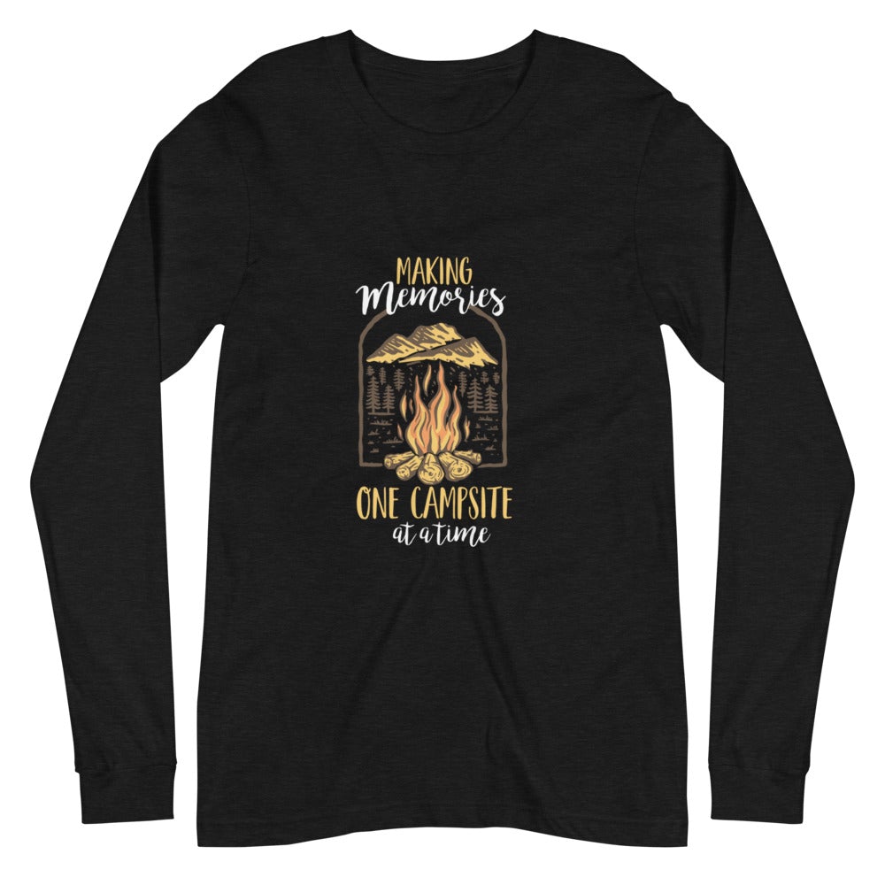 Camping Memories Unisex Long Sleeve Tee - Outdoors Thrill