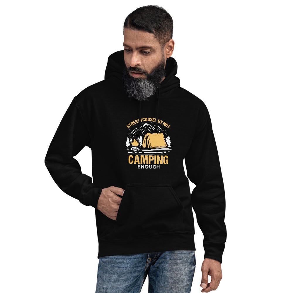 Camping Stress Unisex Hoodie - Outdoors Thrill