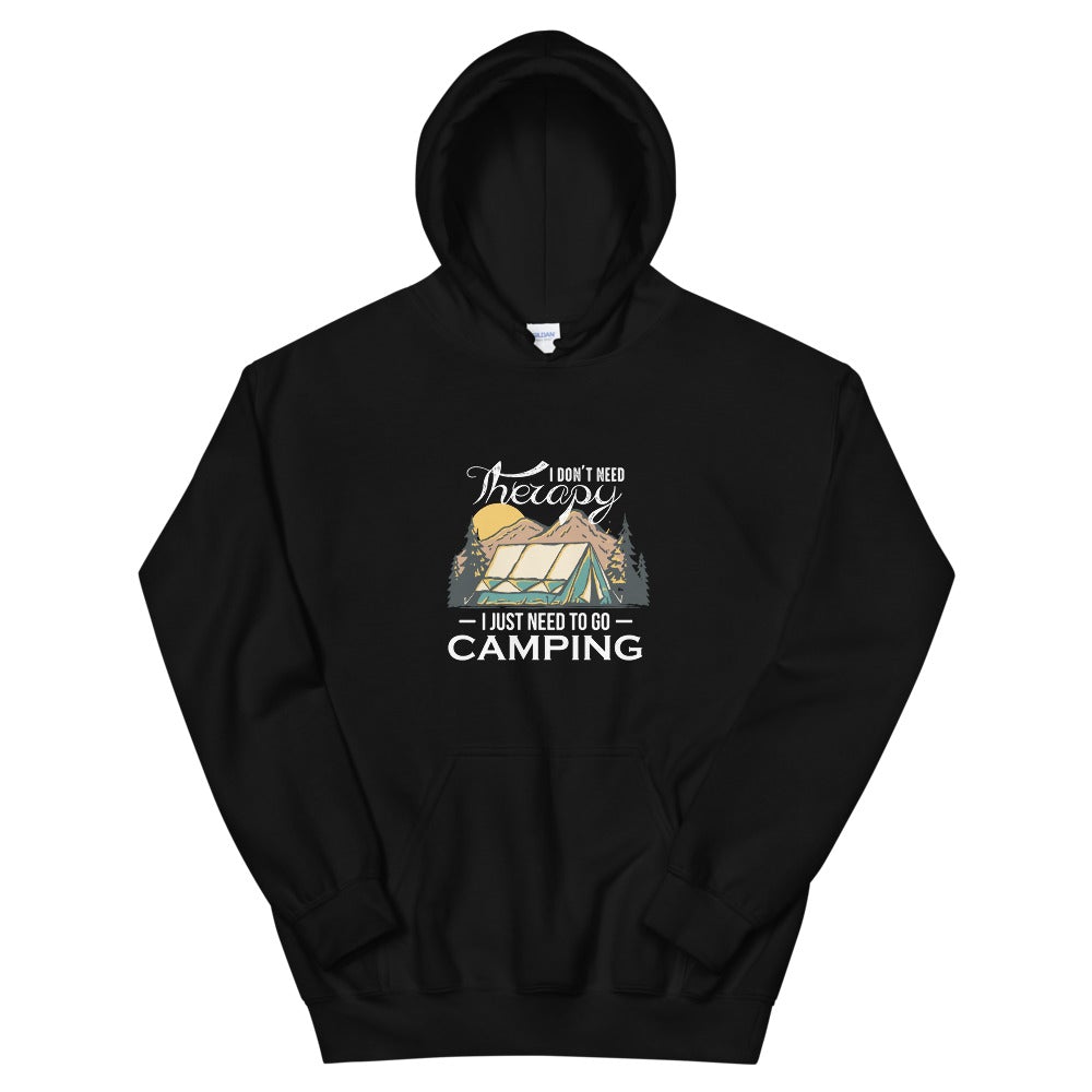 Camping Therapy Unisex Hoodie - Outdoors Thrill