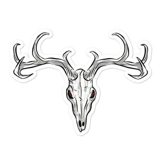 Deer Skull Decal - Outdoors Thrill