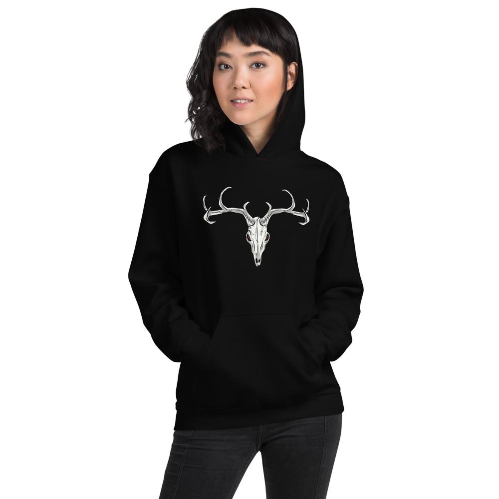 Deer Skull Unisex Hoodie - Outdoors Thrill