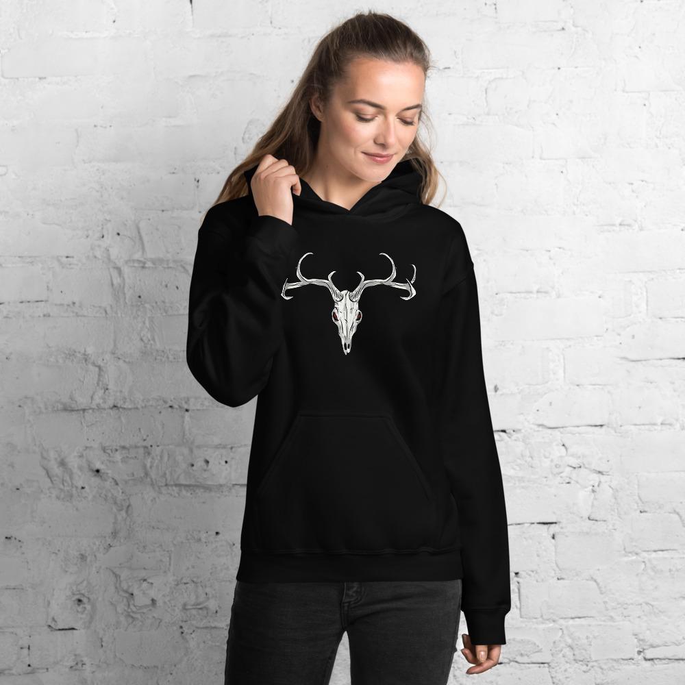 Deer Skull Unisex Hoodie - Outdoors Thrill