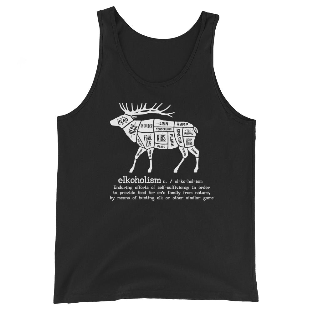 Elkoholism Unisex Tank Top - Outdoors Thrill