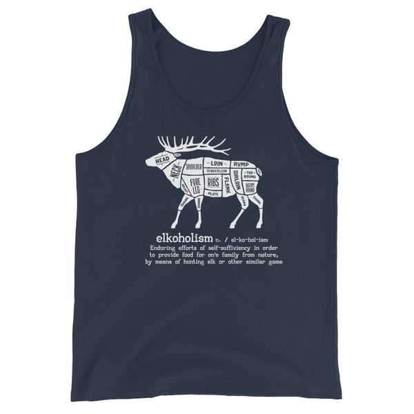 Elkoholism Unisex Tank Top - Outdoors Thrill