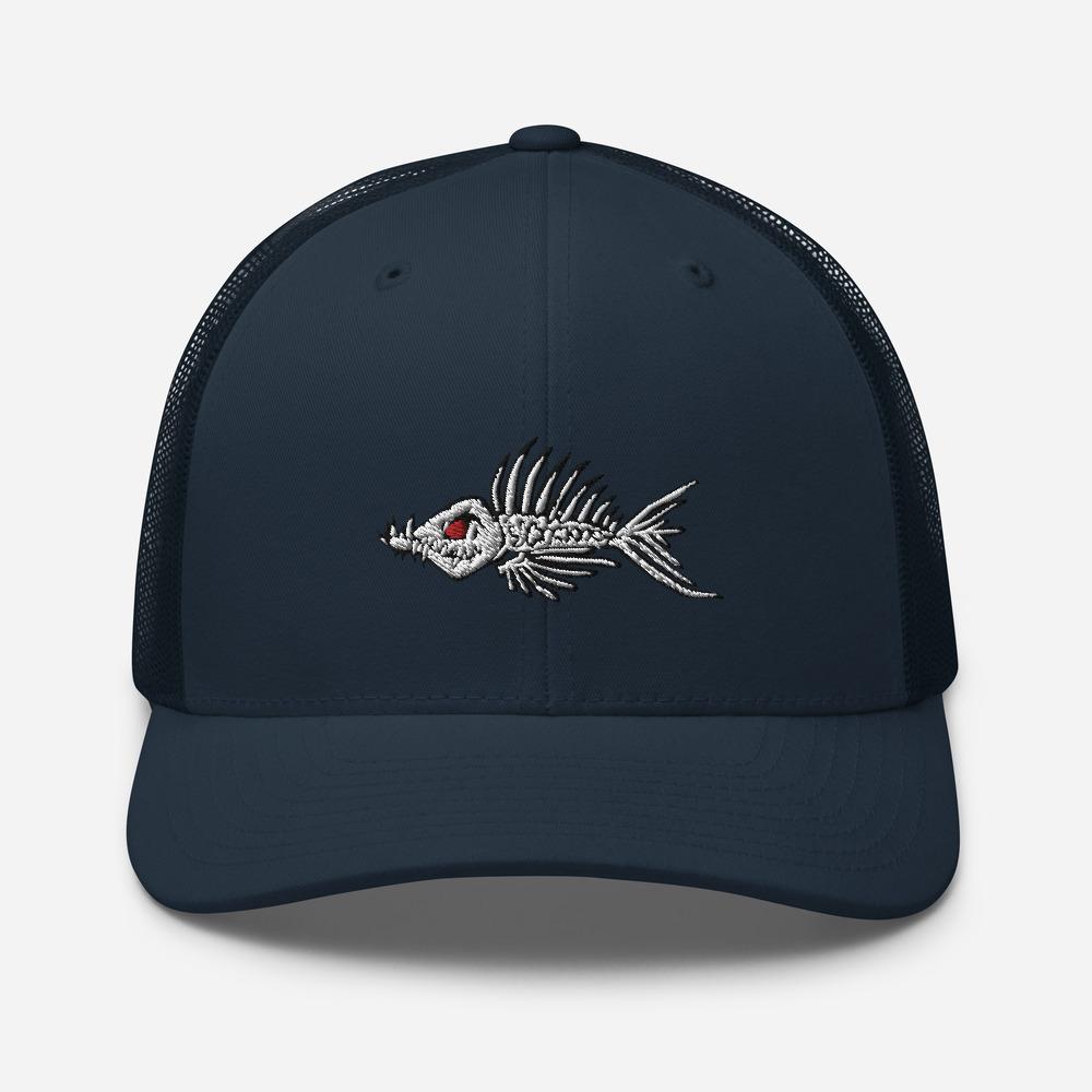 Fish Bone Mesh Hat - Outdoors Thrill
