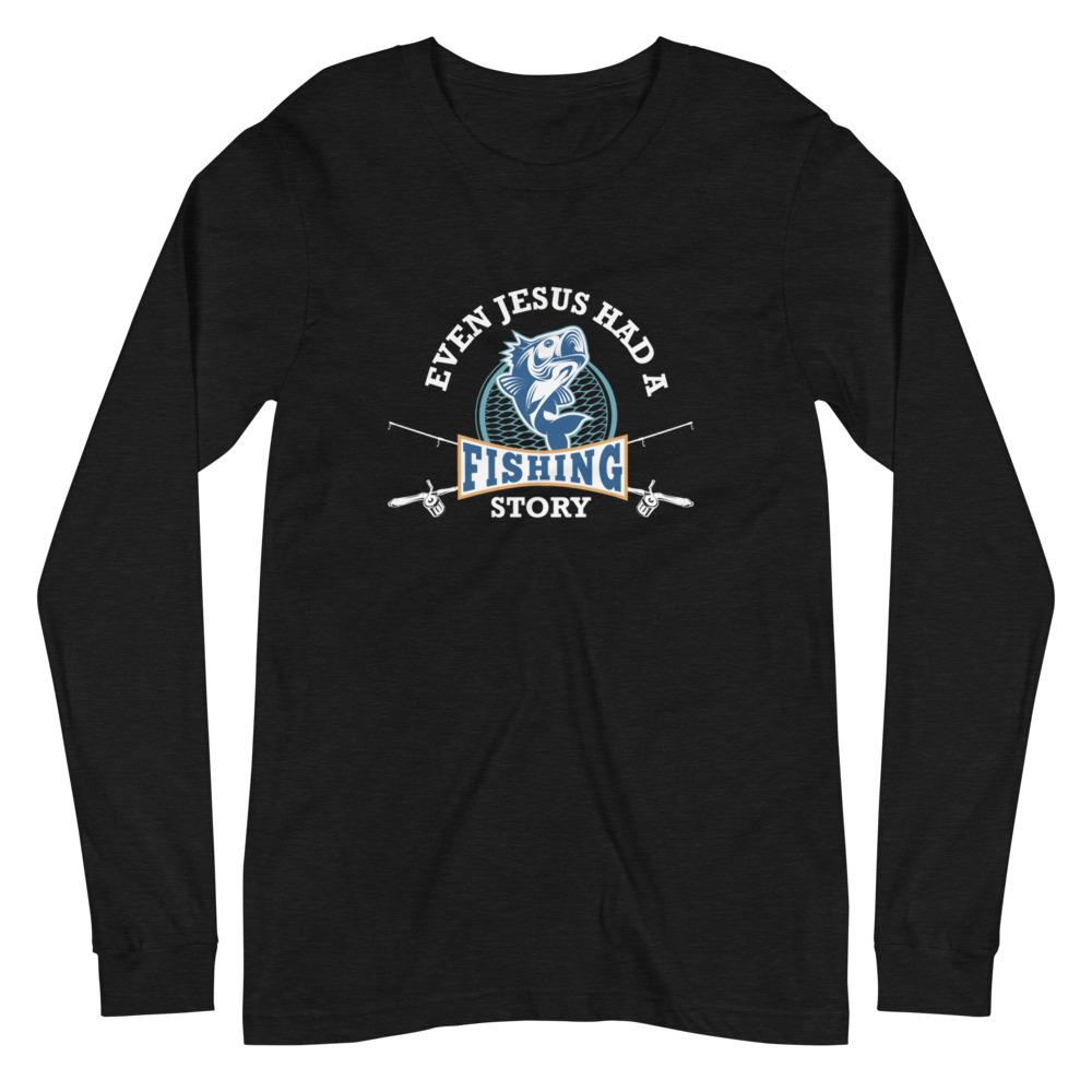 Fish Jesus Unisex Long Sleeve Tee - Outdoors Thrill