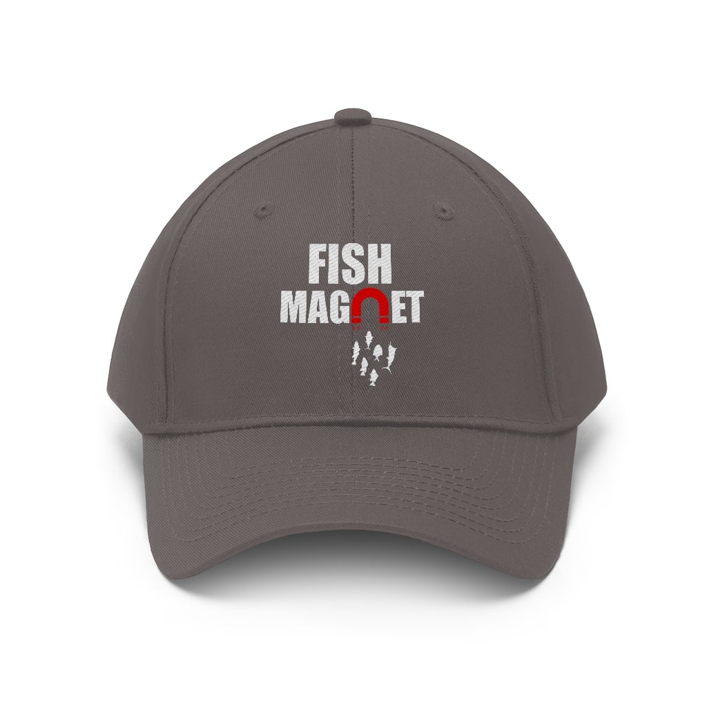 Fish Magnet Low profile Unisex Twill Hat - Outdoors Thrill