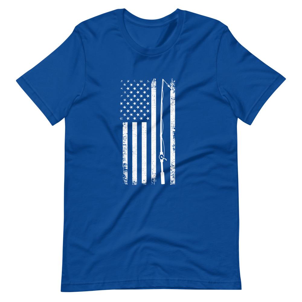 Fishing America Unisex T-Shirt - Outdoors Thrill