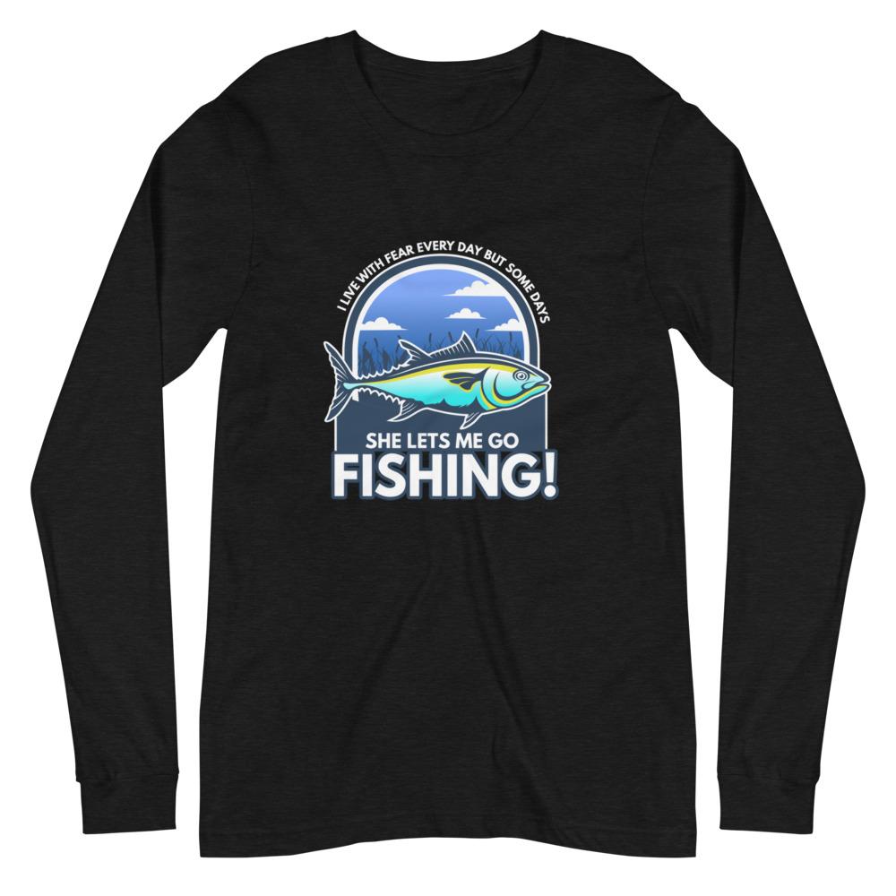 Fishing Days Unisex Long Sleeve Tee - Outdoors Thrill