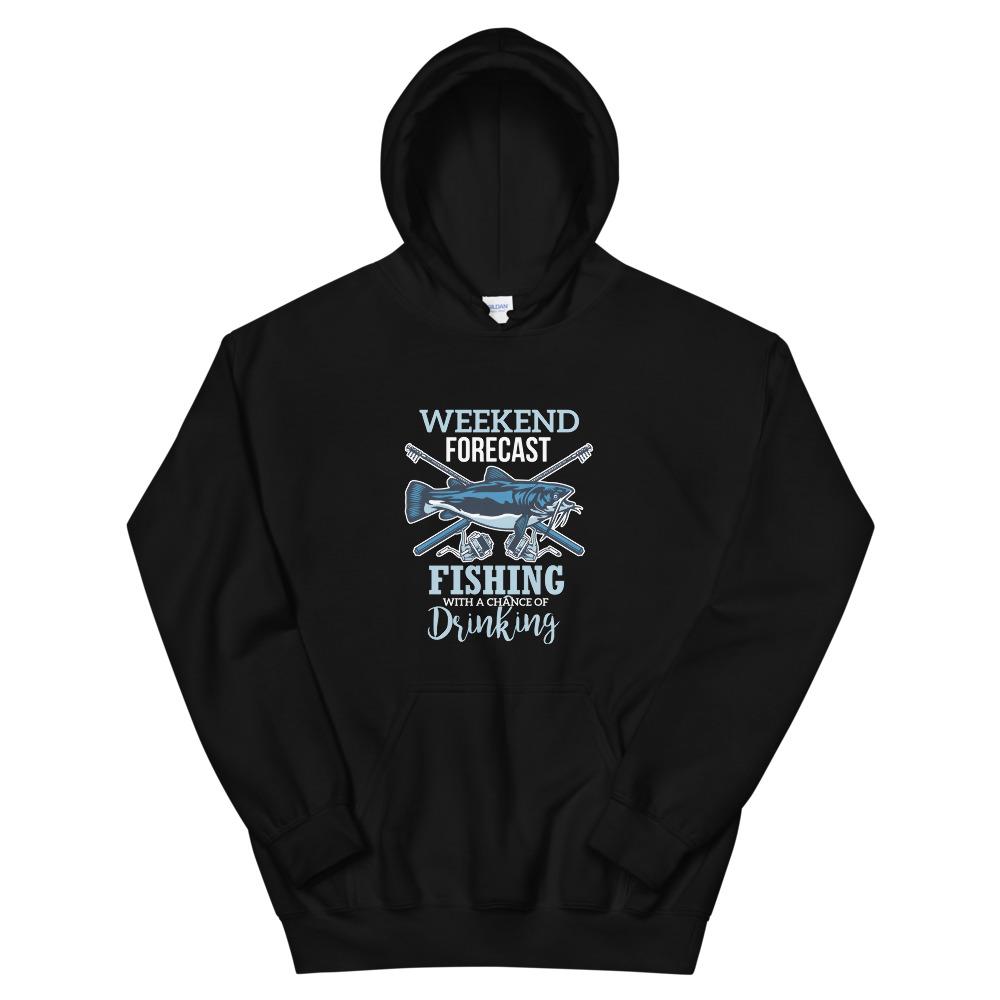 Fishing Forecast Unisex Hoodie - Outdoors Thrill
