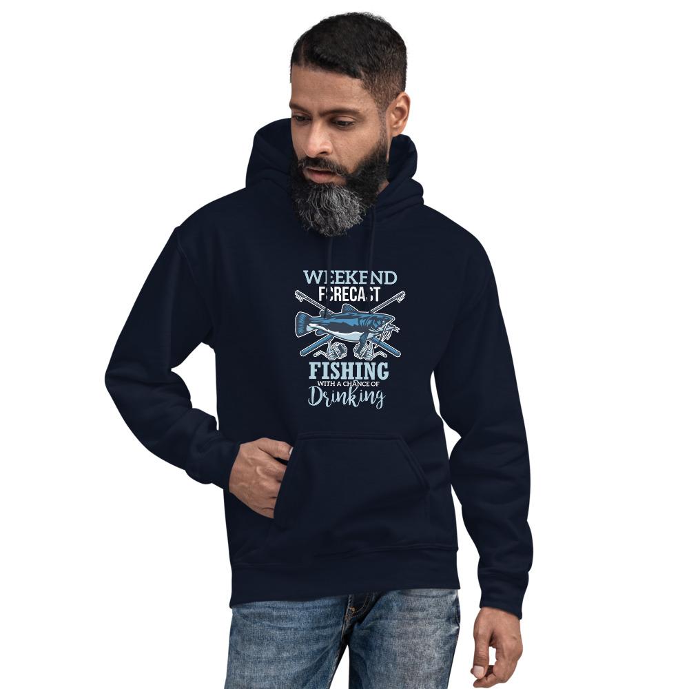 Fishing Forecast Unisex Hoodie - Outdoors Thrill