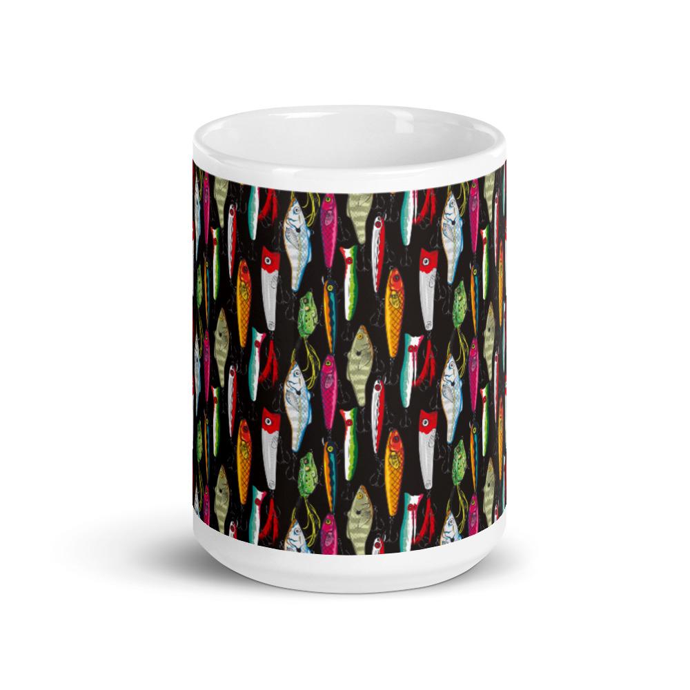 Fishing Lures glossy mug - Outdoors Thrill