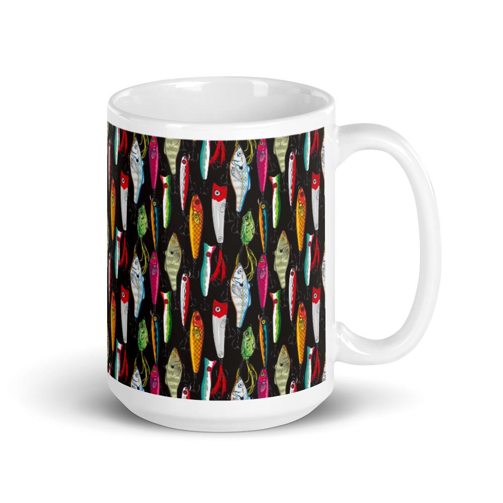 Fishing Lures glossy mug - Outdoors Thrill