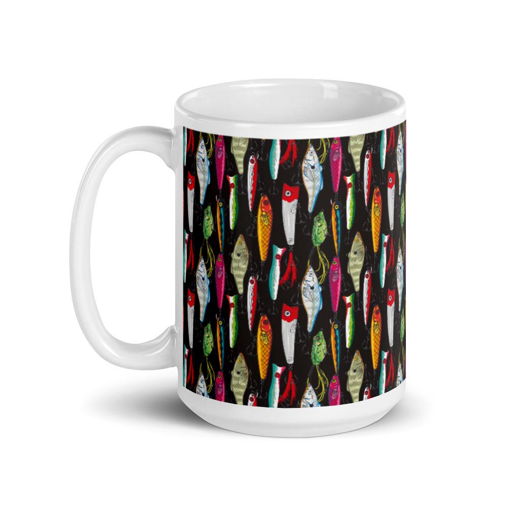 Fishing Lures glossy mug - Outdoors Thrill