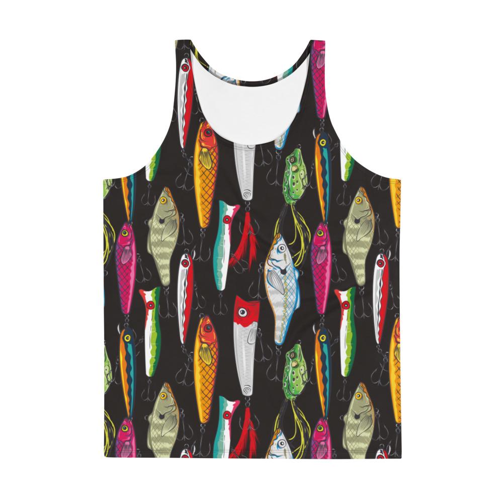 Fishing Lures Unisex Tank Top - Outdoors Thrill