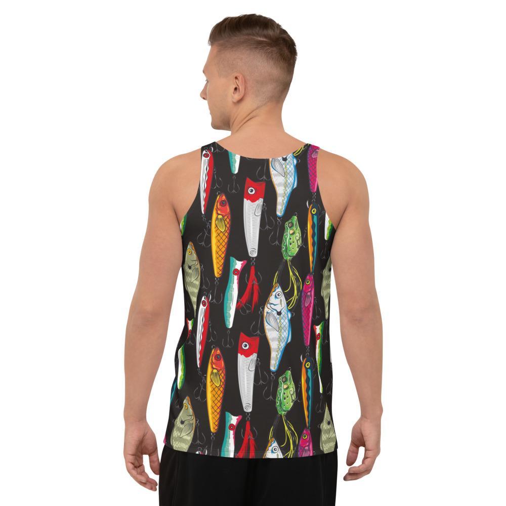 Fishing Lures Unisex Tank Top - Outdoors Thrill