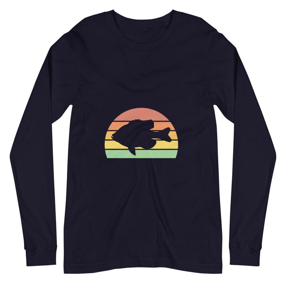 Fishing Sunset Unisex Long Sleeve Tee - Outdoors Thrill