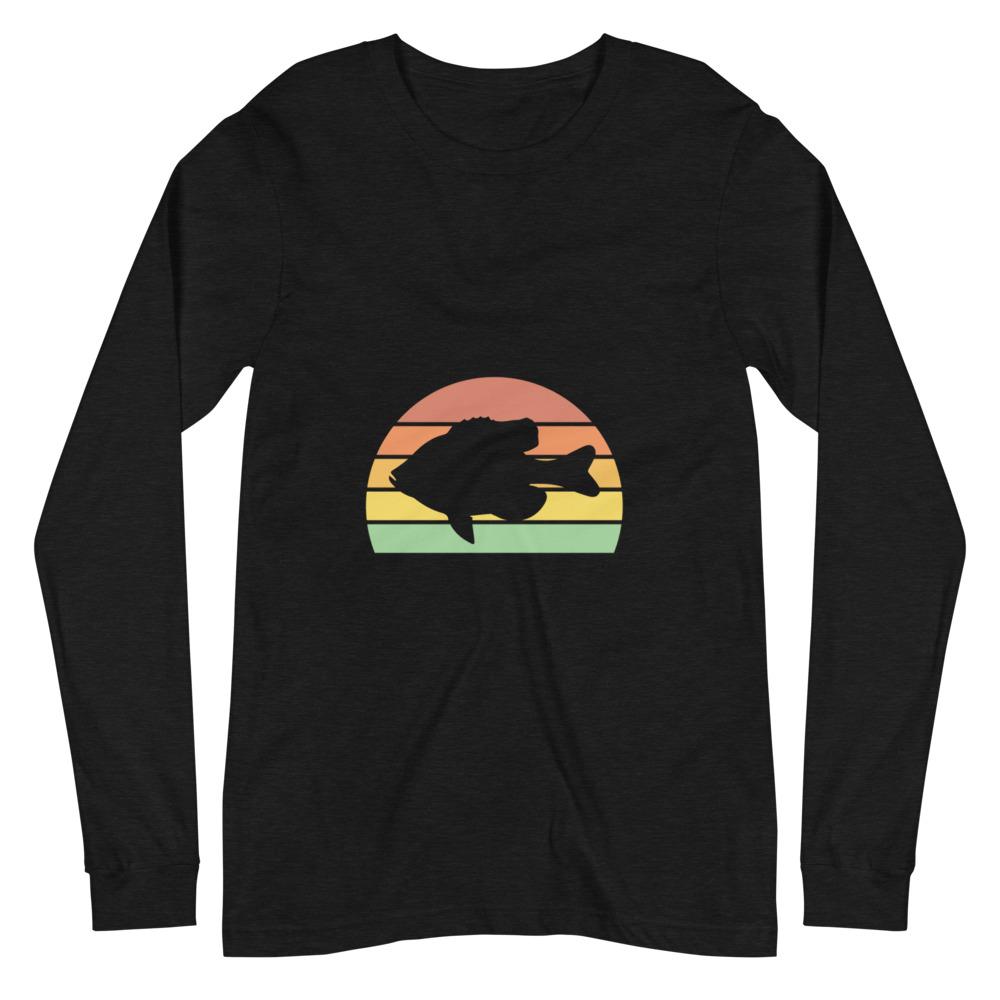 Fishing Sunset Unisex Long Sleeve Tee - Outdoors Thrill