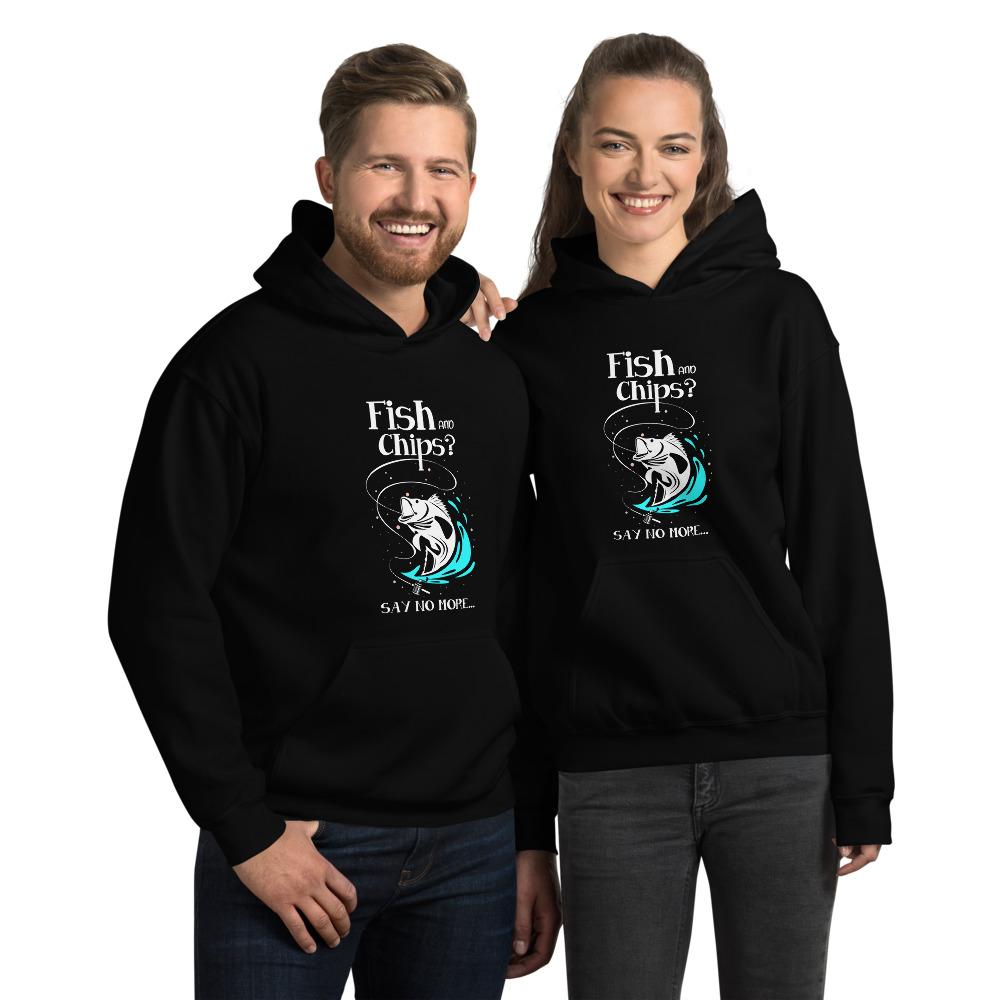 Fishy Chips Unisex Hoodie - Outdoors Thrill