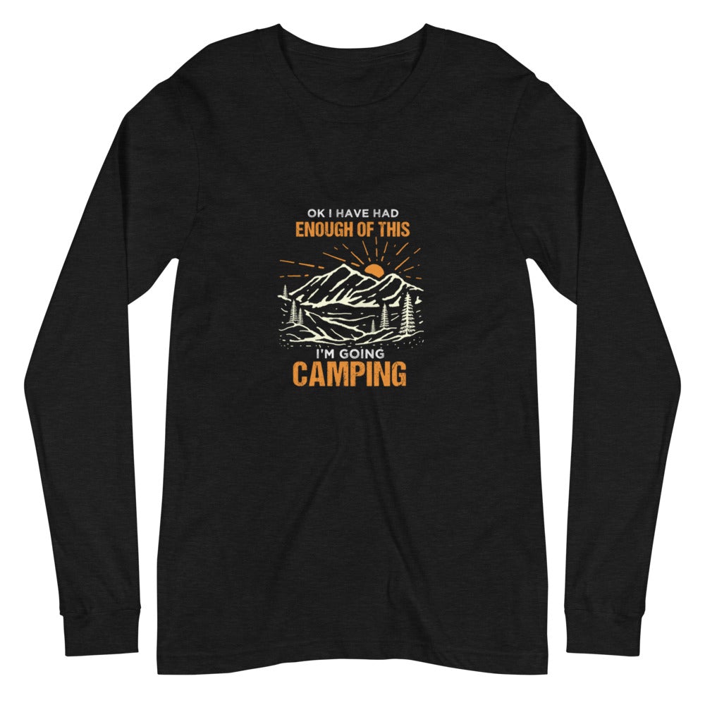 Gone Camping Unisex Long Sleeve Tee - Outdoors Thrill