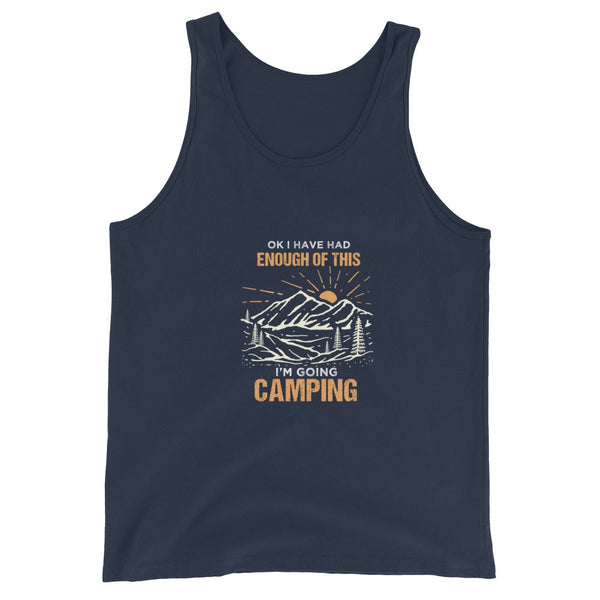 Gone Camping Unisex Tank Top - Outdoors Thrill