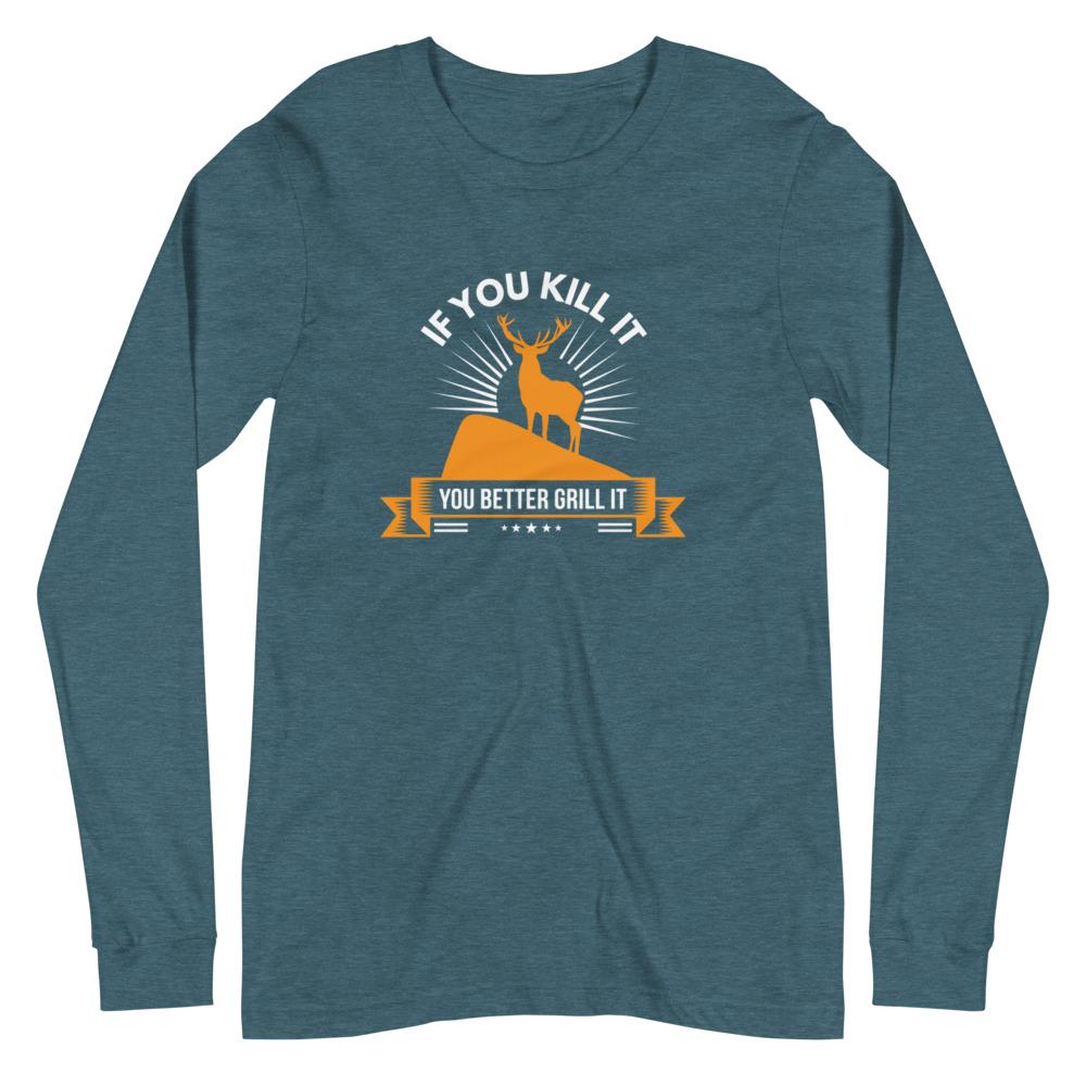 Grill It Unisex Long Sleeve Tee - Outdoors Thrill